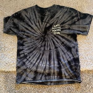 Anti social social club tee tie-dye